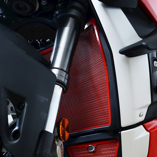 set retina protezione radiatore e radiatore olio - Ducati Streetfighter V4(S) '20- / Panigale V4R '19- / V4(S) '18- / Speciale '18- (colore titanio)