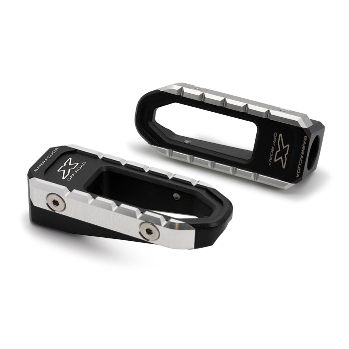 KIT PEDANE X-OFFROAD ARGENTO (coppia) - Senza Categoria