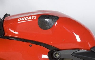 sliders serbatoio in carbonio, Ducati 899 / 959 / 1199 Panigale / Panigale S / Panigale R / 1299 Panigale S / V2 Panigale/ V2 Streetfighter '22- - finitura lucida