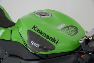 sliders serbatoio in carbonio, Kawasaki ZX6-R '09- / ZX10-R '08-'10 (con grafica KW su serbatoio) - finitura lucida