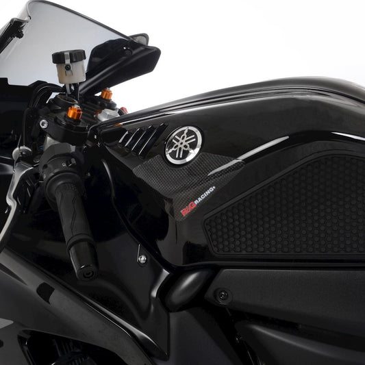 sliders serbatoio in carbonio, Yamaha R7 '22- - finitura lucida