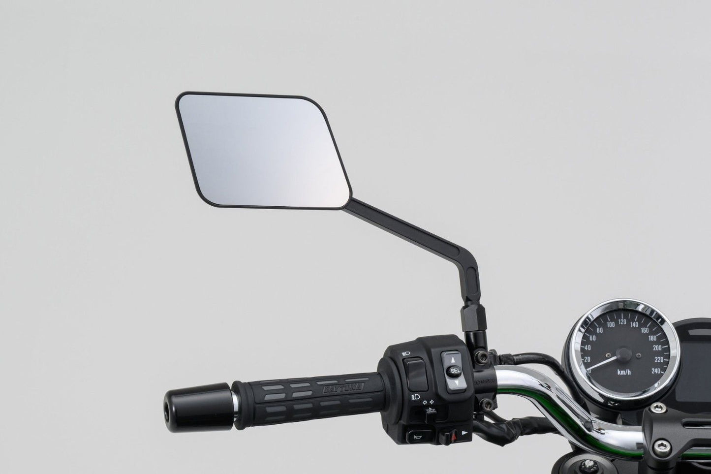 Specchietto D-MIRROR-20, squadrato sinistro, 1 pezzo