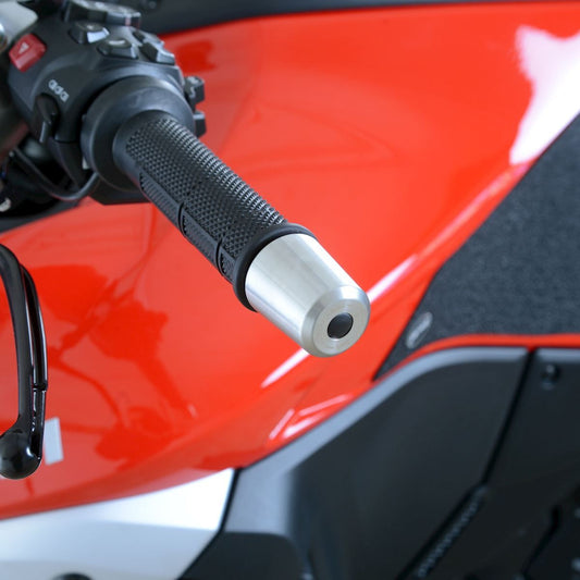 Stabilizzatori / tamponi manubrio acciaio inox, Ducati Streetfighter V4(S) '20- / Streetfighter V2 '22- / Multistrada V4 (S) (Sport) '21 without handguards)