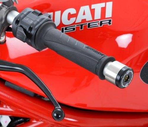 Stabilizzatori / tamponi manubrio, for Renthal / LSL bars & Ducati 848 '08- / Monster 1200 (S) / KTM RC125/200 (taglio manopole) / Zero FX '19-