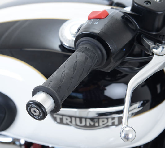 Stabilizzatori / tamponi manubrio, Triumph T120 Bonneville / Bonneville Bobber '17- (senza specchi bar-end) / Street Cup '17- (senza specchi bar-end)