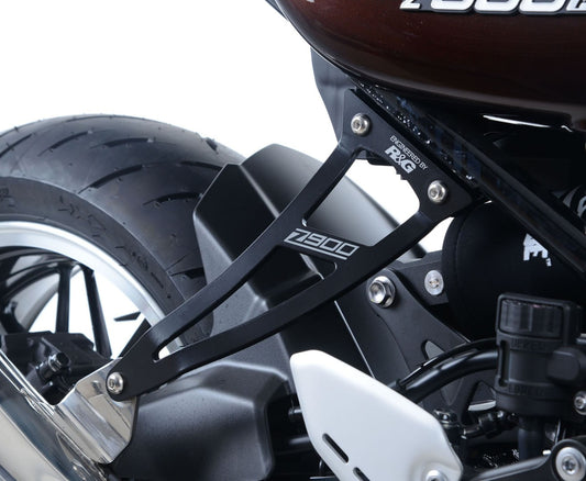 Staffa supporto scarico + piastra fori pedane posteriori - Kawasaki Z900RS