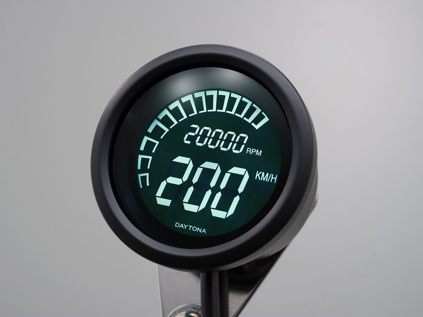 Strumento round DIGITAL VELONA diam.60 con staffa, nero, E-MARKED