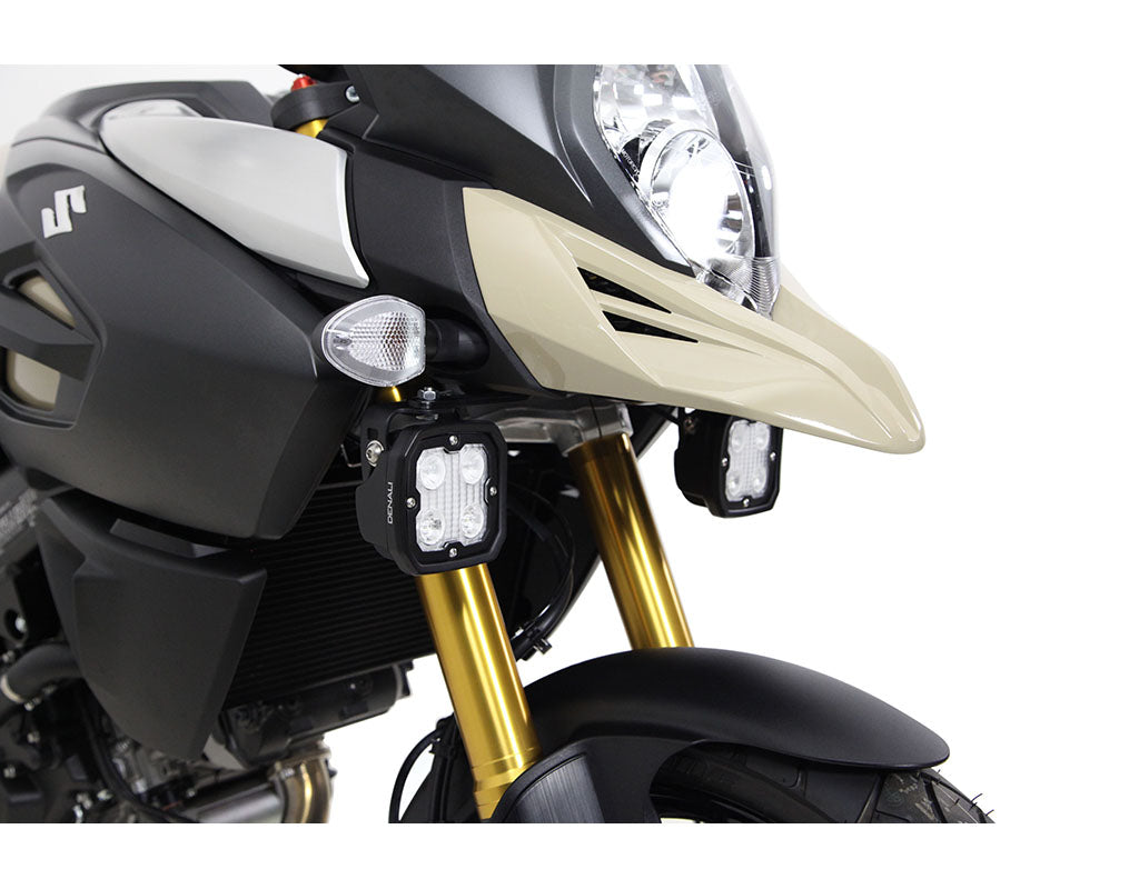 SUPPORTI MONTAGGIO FARETTI ANTERIORI PER SUZUKI V-STROM DL1000 '14-