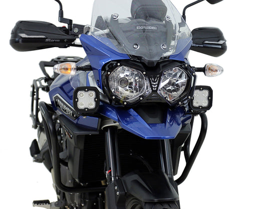 SUPPORTI MONTAGGIO FARETTI ANTERIORI PER TRIUMPH TIGER EXPLORER 1200 '16-