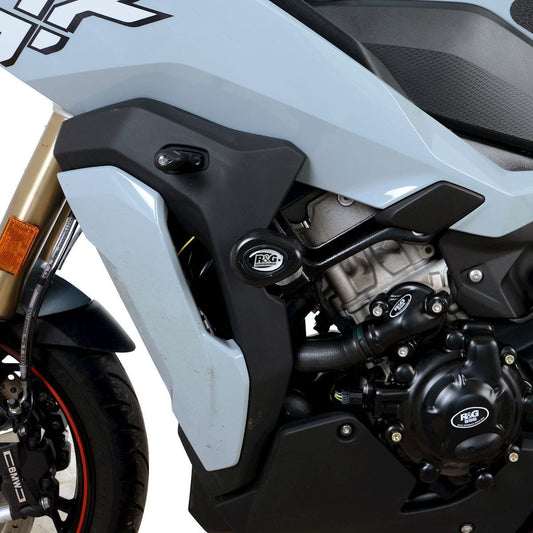 Tamponi / protezioni telaio tipo Aero, BMW S1000 XR '20- (colore bianco)