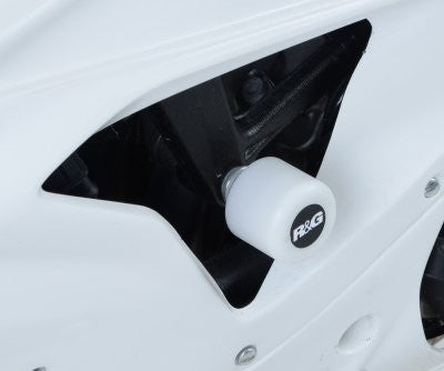 Tamponi / protezioni telaio tipo Aero - BMW S1000RR '10-'18 (racing) bianco