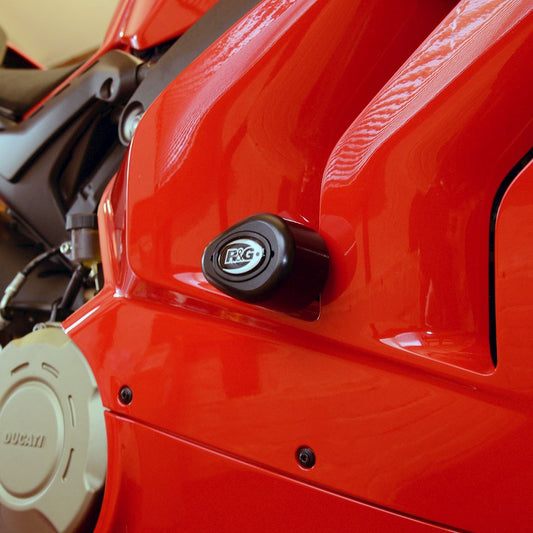 Tamponi / protezioni telaio tipo Aero, VERSIONE RACING, Ducati V4(S) Panigale '20-'21 / V4R '19-'20