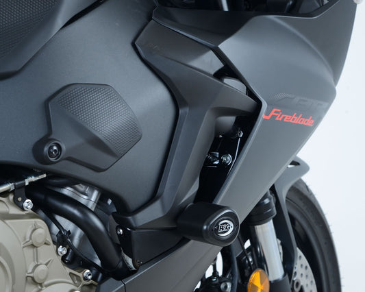 Tamponi / protezioni telaio tipo Aero (no cut) - Honda CBR1000RR '17-'19 / SP '17-'19 / SP2 '17-'19 - bianco