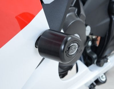 Tamponi / protezioni telaio tipo Aero - Honda CBR300R (colore bianco)