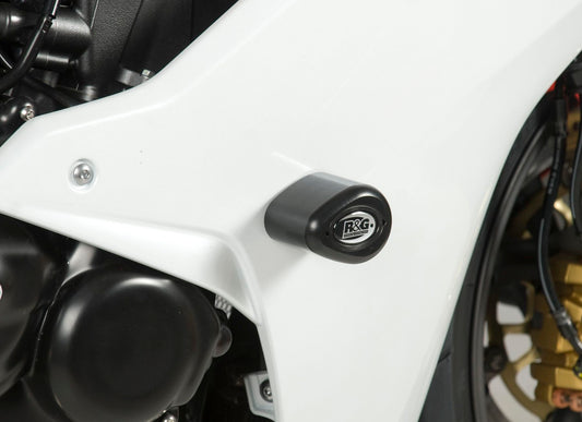 Tamponi / protezioni telaio tipo Aero - Honda CBR600 F '11- bianco