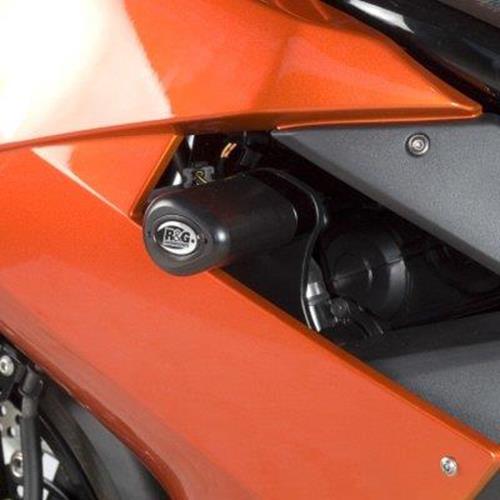 Tamponi / protezioni telaio tipo Aero no-cut sliders telaio - Kawasaki ER6-F 2009-2011