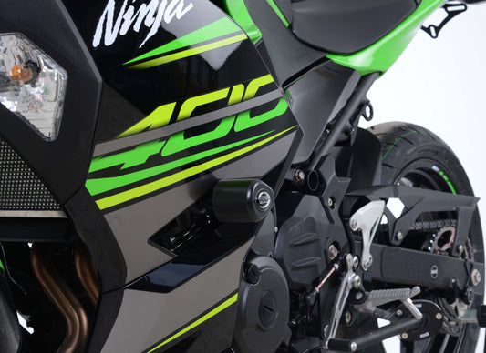 Tamponi / protezioni telaio tipo Aero (no cut) - Kawasaki Ninja 400 / Ninja 250 '18- / Z400 '19- / Z250 '19-