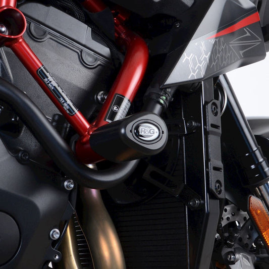 Tamponi / protezioni telaio tipo Aero, Kawasaki Z H2 '20- (colore bianco)