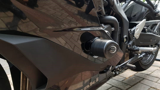Tamponi / protezioni telaio tipo Aero, Kawasaki ZX-25R '20- (colore bianco)