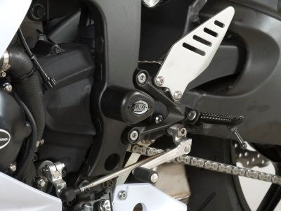 Tamponi / protezioni telaio tipo Aero (pivot forcellone) - Kawasaki ZX6R '13-