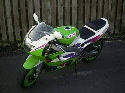 Tamponi / protezioni telaio - Kawasaki ZXR400 - colore bianco