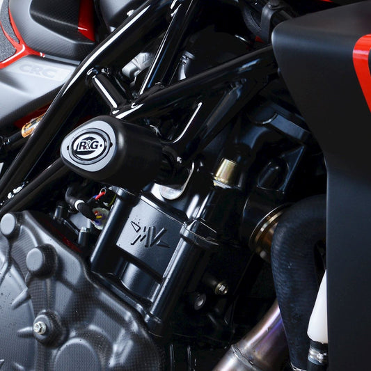 Tamponi / protezioni telaio tipo Aero, MV Agusta Brutale 1000RR '20- / Brutale Oro '20- (colore bianco)