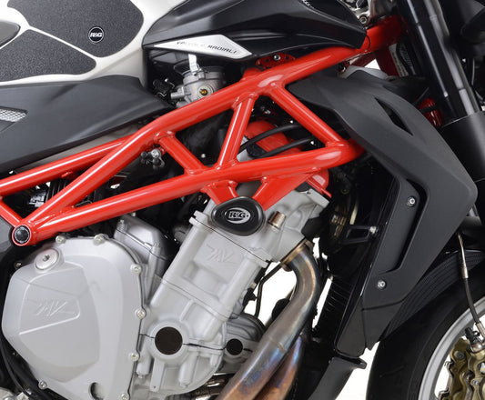 Tamponi / protezioni telaio tipo Aero - MV Agusta Brutale 1090 '13- - bianco
