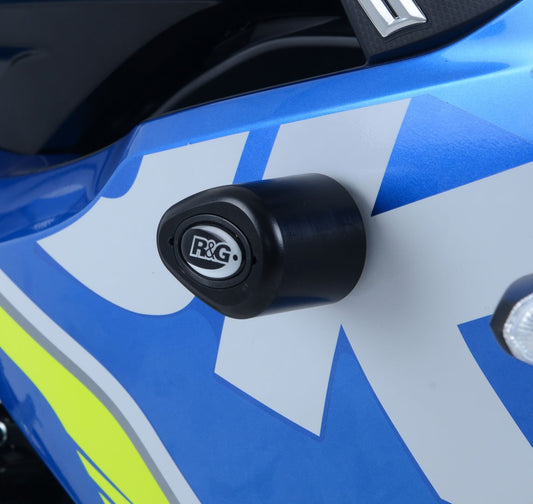Tamponi / protezioni telaio tipo Aero - Suzuki GSX-R 125 -'19 - bianco