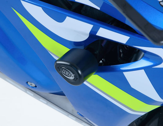 Tamponi / protezioni telaio tipo Aero (no cut) - Suzuki GSX-R1000/R '17- - bianco