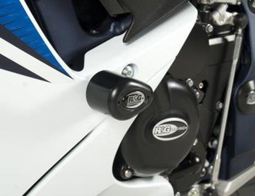 Tamponi / protezioni telaio tipo Aero - Suzuki GSXR600/750 L1- (colore bianco)