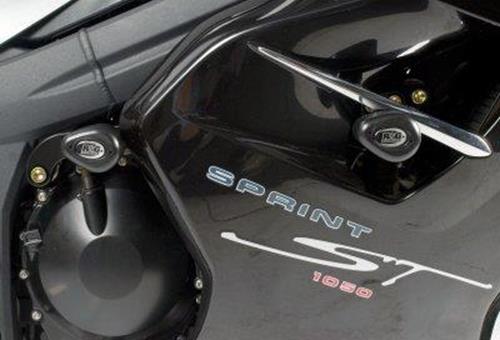 Tamponi / protezioni telaio tipo Aero (set 4 pezzi), Triumph 1050 Sprint GT / ST