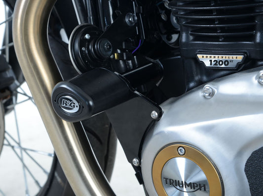 Tamponi / protezioni telaio tipo Aero - Triumph Bonneville Bobber '17-