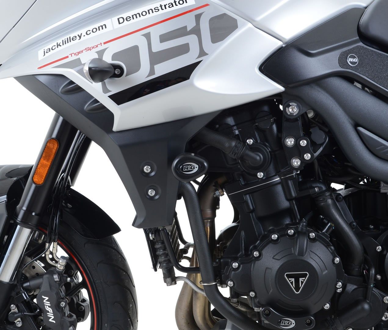 Tamponi / protezioni telaio tipo Aero - Triumph Tiger 1050 Sport '16-