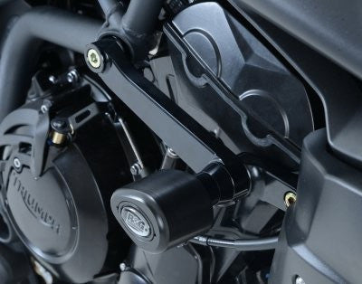 Tamponi / protezioni telaio tipo Aero - Triumph Tiger 800 / Tiger 800XC (no comp.AB0004BK)