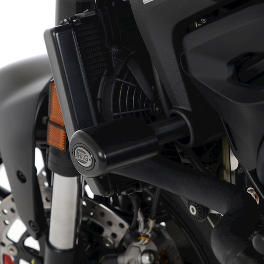Tamponi / protezioni telaio tipo Aero, Ducati 950 Monster '21- / Monster + '21- (colore bianco)
