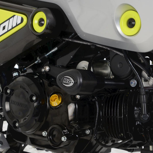 Tamponi / protezioni telaio tipo Aero, Honda MSX125 (Grom) '21- (colore bianco)