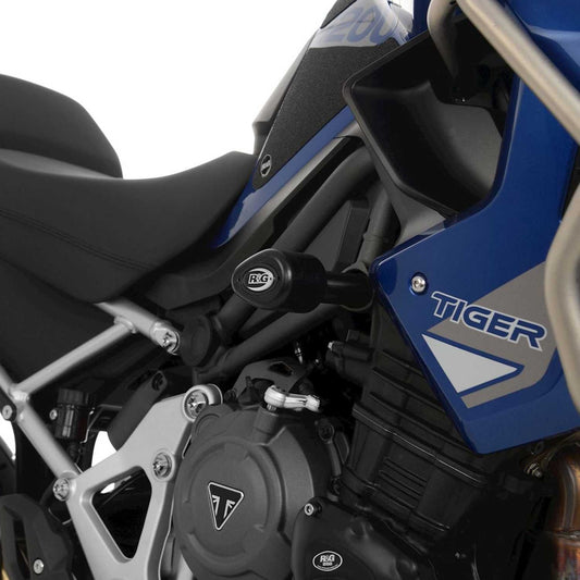 Tamponi / protezioni telaio tipo Aero, Triumph Tiger 1200 GT / GT Pro / Rally Pro '22- (colore bianco)