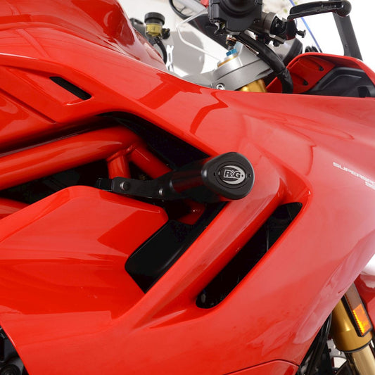 Tamponi / protezioni telaio tipo Aero, Ducati 950 Supersport (S) '21- (colore bianco)