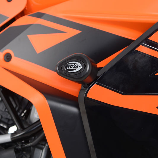 Tamponi / protezioni telaio tipo Aero (no-cut), KTM RC125/200/390 '22-