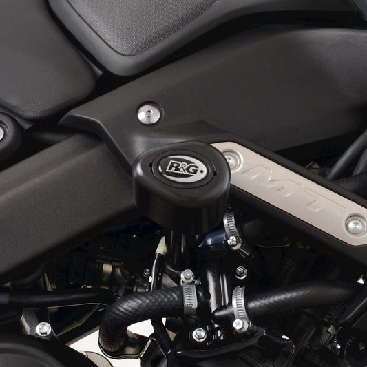 Tamponi / protezioni telaio tipo Aero, Yamaha MT-125 '20- / XSR125 '21- (colore bianco)