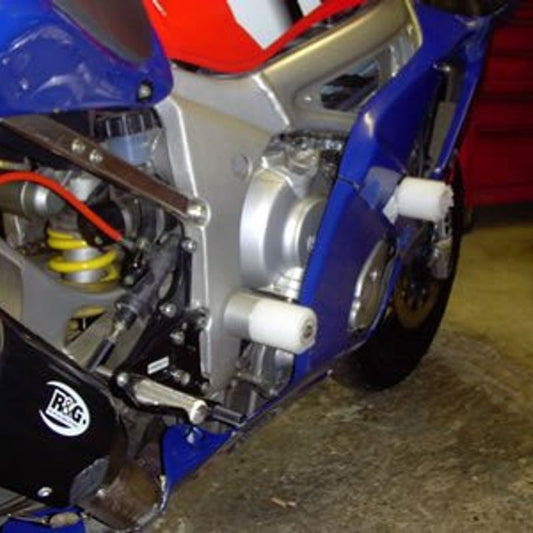 Tamponi / protezioni telaio - Yamaha YZF-R6 lowers '99-'02 (swingarm pivot)