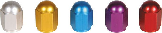 Coppia tappo valvola "Hexagone" colore Rosso