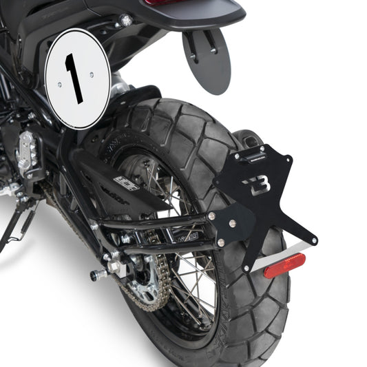 PORTATARGA ‚ÄúSIDE NAKED‚Äù - barracuda Motorbike Benelli Leoncino 500