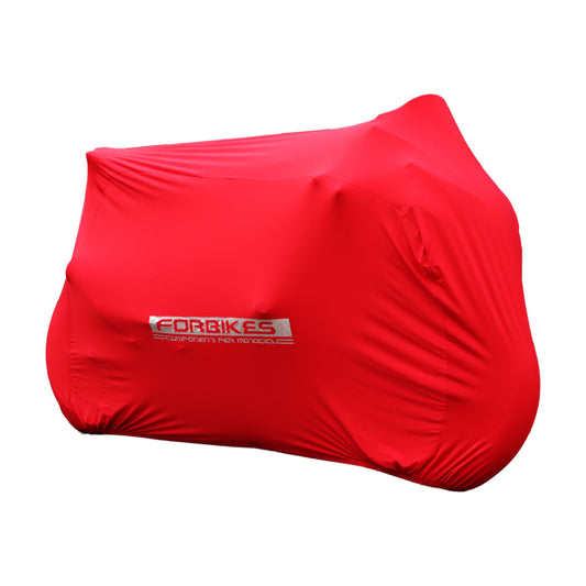 Telo coprimoto indoor Forbikes - elasticizzato su 4 lati colore Rosso, Taglia L