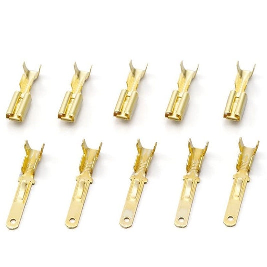 terminali capicorda piatti, 110-TYPE, set di 5