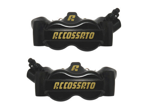PINZA FRENO RADIALE ACCOSSATO FORGIATA MONOBLOCCO INTERASSE 100 MM CON PISTONI IN ALLUMINIO