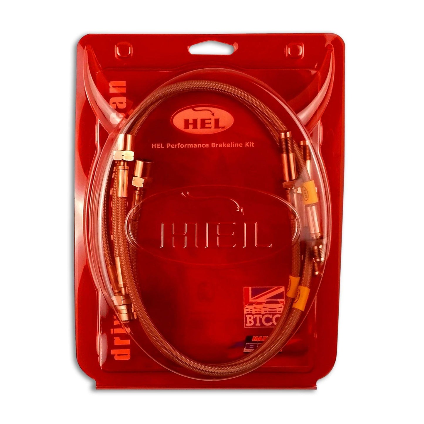 Tubi freno in treccia per Yamaha YZF-R6 ABS 2017 - 2019 (Kit 5 tubi) [Colore rivestimento - Rosso]