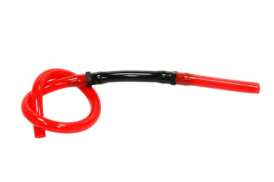 Tubo PVC con valvola sfiato, unidirezionale colore Rosso