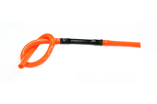 Tubo PVC con valvola sfiato, unidirezionale colore Arancio