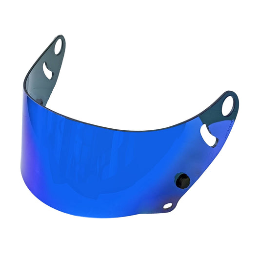Visiera compatibile con caschi ARAI® CK-6, antigraffio 2mm Specchiata blu 61%